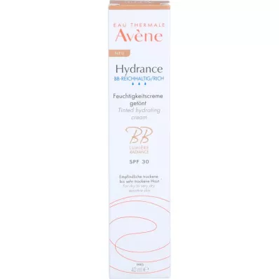 AVENE Hydrance BB πλούσια ενυδατική κρέμα χρωματιστή, 40 ml