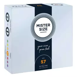 MISTER Προφυλακτικά μεγέθους 57, 36 τεμάχια