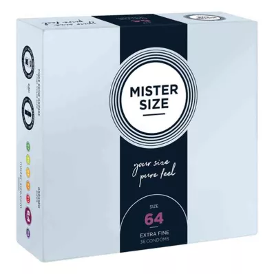 Προφυλακτικά Mister Size 64 (36 τεμάχια)