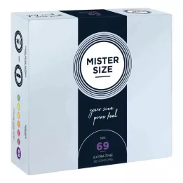 MISTER Προφυλακτικά μεγέθους 69, 36 τεμάχια