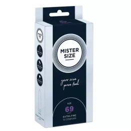 MISTER Προφυλακτικά μεγέθους 69, 10 τεμάχια