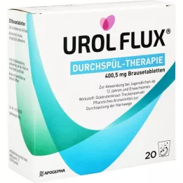 UROL FLUX Θεραπεία άρδευσης 400,5 mg αναβράζοντα δισκία, 20 τεμάχια