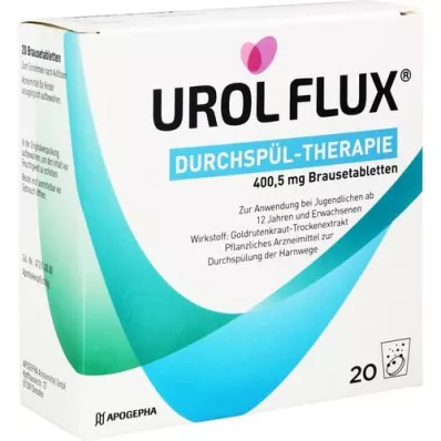 UROL FLUX Θεραπεία άρδευσης 400,5 mg αναβράζοντα δισκία, 20 τεμάχια