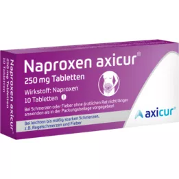NAPROXEN axicur 250 mg δισκία, 10 τεμάχια