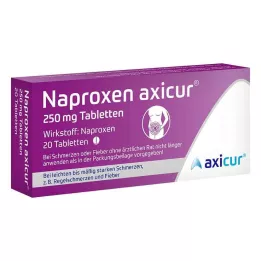 NAPROXEN axicur 250 mg δισκία, 20 τεμάχια