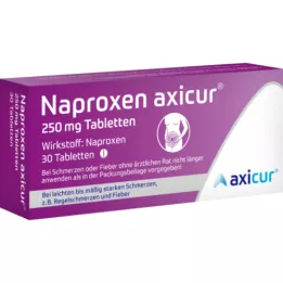 NAPROXEN axicur 250 mg δισκία, 30 τεμάχια