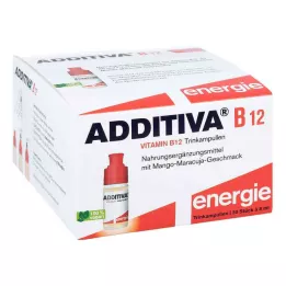 ADDITIVA Αμπούλες πόσιμης βιταμίνης Β12, 30X8 ml