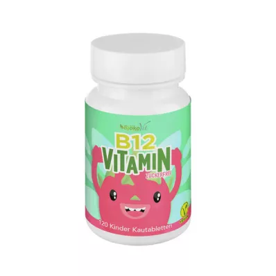 VITAMIN B12 KINDER Μασώμενες vegan ταμπλέτες, 120 τεμάχια