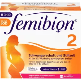 FEMIBION 2 Εγκυμοσύνη+Λοχεία χωρίς ιώδιο Kpg, 2X60 τεμ