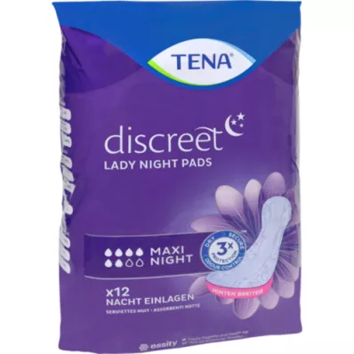 TENA LADY Διακριτικά επιθέματα maxi night, 12 τεμάχια