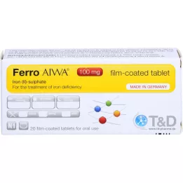 FERRO AIWA 100 mg επικαλυμμένα με λεπτό υμένιο δισκία, 20 τεμάχια