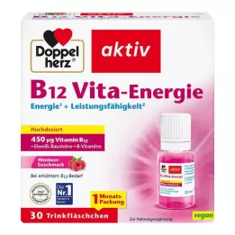 DOPPELHERZ Αμπούλες πόσης B12 Vita-Energie, 30 τεμάχια