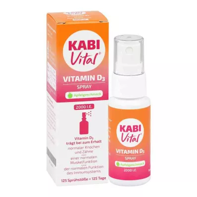 Kabivital 2.000 Δηλ. D3 Spray Γεύση Μήλου (25 ml)