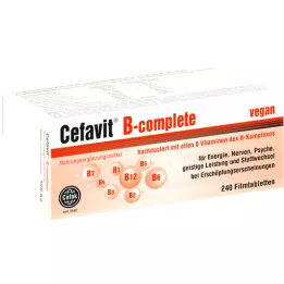 CEFAVIT B-complete επικαλυμμένα με λεπτό υμένιο δισκία, 240 τεμάχια