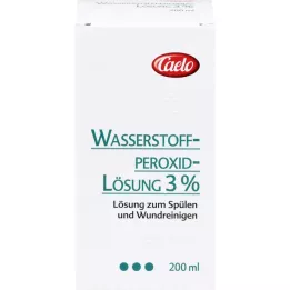 WASSERSTOFFPEROXID 3% Caelo Lsg.Standard Zul., 200 ml
