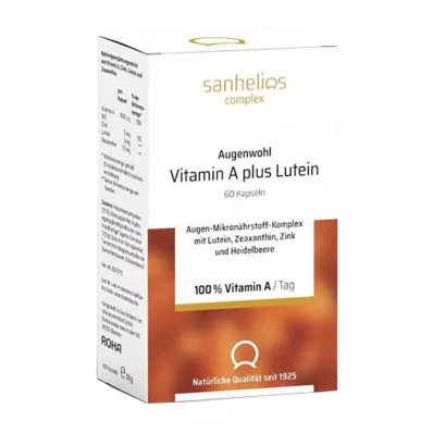 SANHELIOS Augenwohl Vitamin A plus Lutein Capsules, 60 κάψουλες