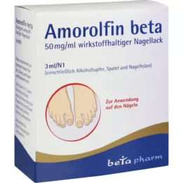 AMOROLFIN beta 50 mg/ml βερνίκι νυχιών που περιέχει δραστικό συστατικό, 3 ml