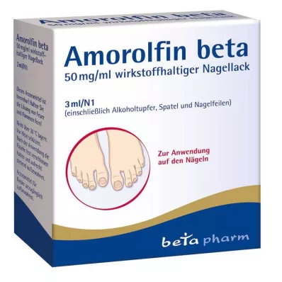 Αμορολφίνη βήτα 50 mg/ml φαρμακευτικό βερνίκι νυχιών, 3 ml Αμορολφίνη βήτα 50 mg/ml φαρμακευτικό βερνίκι νυχιών, 3 ml