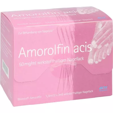 AMOROLFIN acis 50 mg/ml βερνίκι νυχιών που περιέχει δραστικό συστατικό, 6 ml