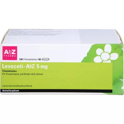 LEVOCETI-AbZ 5 mg επικαλυμμένα με λεπτό υμένιο δισκία, 100 τεμάχια