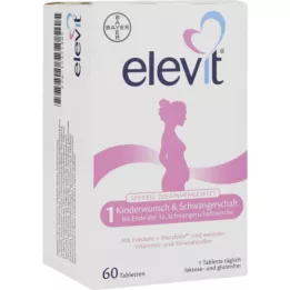 ELEVIT 1 δισκία γονιμότητας &amp; δισκία εγκυμοσύνης, 1X60 τεμάχια