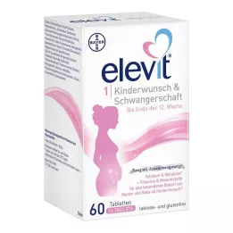 ELEVIT 1 δισκία γονιμότητας & δισκία εγκυμοσύνης, 1X60 τεμάχια