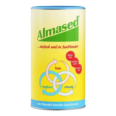 Almased vital food αμύγδαλο βανίλια σε σκόνη, 500 γρ