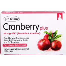 DR.BÖHM Cranberry plus κόκκοι, 10 τεμάχια