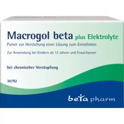 MACROGOL beta plus Electrolyte Plv.for oral use, 30 τεμάχια