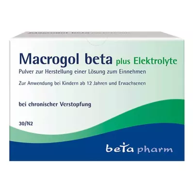 MACROGOL beta plus Electrolyte Plv.for oral use, 30 τεμάχια