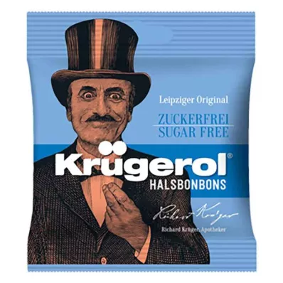 Krügerol γλυκά λαιμού χωρίς ζάχαρη, 50 γρ