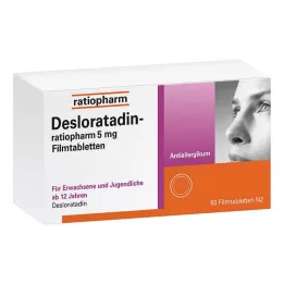 DESLORATADIN-ratiopharm 5 mg επικαλυμμένα με λεπτό υμένιο δισκία, 50 τεμάχια