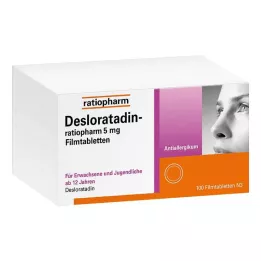 DESLORATADIN-ratiopharm 5 mg επικαλυμμένα με λεπτό υμένιο δισκία, 100 τεμάχια