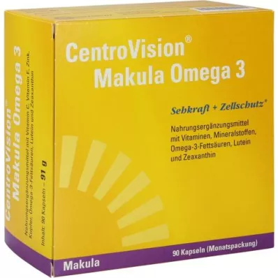 CENTROVISION Macula Ωμέγα-3 κάψουλες, 90 κάψουλες