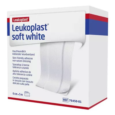 LEUKOPLAST μαλακός λευκός γύψος 6 cm x5 m σε ρολό, 1 τεμάχιο
