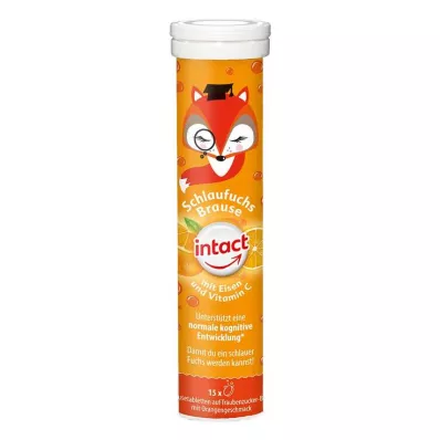 INTACT Αναβράζοντα δισκία Schlaufuchs με σίδηρο, 15 τεμάχια