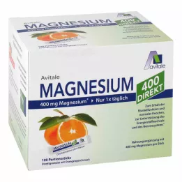 MAGNESIUM 400 ξυλάκια άμεσης πορτοκαλί μερίδας, 100X2,1 g