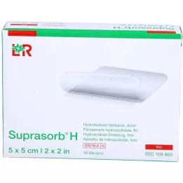 SUPRASORB H Hydrocoll.bandage λεπτό 5x5 cm, 10 τεμάχια