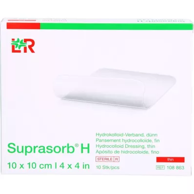 SUPRASORB H Hydrocoll.bandage thin 10x10 cm, 10 τεμάχια