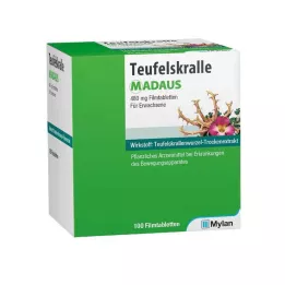 TEUFELSKRALLE MADAUS Επικαλυμμένα με λεπτό υμένιο δισκία, 100 τεμάχια