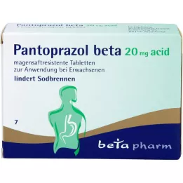 PANTOPRAZOL δισκία με εντερική επίστρωση beta 20 mg οξέος, 7 τεμάχια