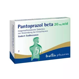 PANTOPRAZOL δισκία με εντερική επίστρωση beta 20 mg οξέος, 7 τεμάχια