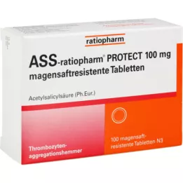 ASS-ratiopharm PROTECT 100 mg δισκία με εντερική επικάλυψη, 100 τεμάχια