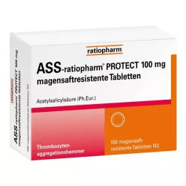 ASS-ratiopharm PROTECT 100 mg δισκία με εντερική επικάλυψη, 100 τεμάχια