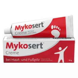 MYKOSERT Κρέμα για το δέρμα και το πόδι του αθλητή, 50 g