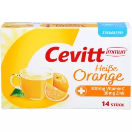 CEVITT Κόκκοι Immune hot orange χωρίς ζάχαρη, 14 τεμάχια
