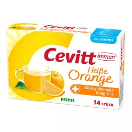 CEVITT Κόκκοι Immune hot orange χωρίς ζάχαρη, 14 τεμάχια