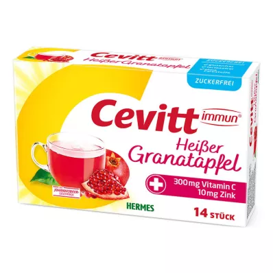 Cevitt immune ζεστοί κόκκοι ροδιού χωρίς ζάχαρη, 14 τεμ