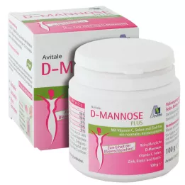 D-MANNOSE PLUS 2000 mg σκόνη με βιταμίνες και μέταλλα, 100 g
