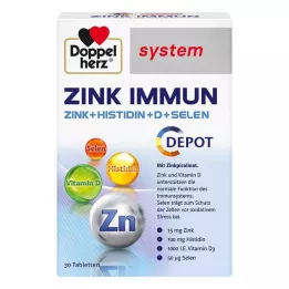 DOPPELHERZ Ψευδάργυρος Immune Depot System Tablets, 30 κάψουλες